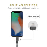NATIVE UNION Belt USB-C to Lightning Charging Cable - 3M - Zebra