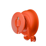 Native Union Wired Buds USB-C Earbuds with Magnetic Organizer, Tangle-Free Braided Cable, In-Line Microphone and Remote, Rich Balanced Sound, Phone Stand, Compatible with USB-C Devices, Alarm Red