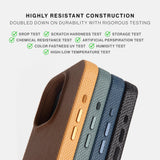 Native Union (RE)Classic Leather Case w/ Magsafe for Apple iPhone 16 Pro 6.3" 2024| Italian Leather from Recycled Materials, 6-Ft Drop & Scratch Protection, Raised Edges, Wireless Charging - Black