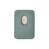 Native Union Card Wallet MagSafe Re Classic, Card Wallet for Men Women, Leather Wallet 3x Cards Slot, Light Slim Safe Strong Magnet, for iPhone 17/16/15/14/13/12 Phones & Cases, Slate Green