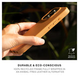 Native Union (RE)Classic Leather Case w/ Magsafe for Apple iPhone 16 Pro 6.3" 2024| Italian Leather from Recycled Materials, 6-Ft Drop & Scratch Protection, Raised Edges, Wireless Charging - Navy