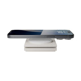 Native Union Rise Magnetic Wireless Charger| Foldable 15W Qi2 Fast Charging Stand/Pod, for Apple iPhone 16/15/14/13/12 Pro/Pro Max/Plus MagSafe, Wireless Charging Compatible Devices - Sandstone