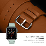 NATIVE UNION Classic Strap for Apple Watch Series 1-8 & SE 38/41mm Genuine Italian Nappa Leather - Sage