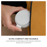 Native Union Voyage 2-In-1 Wireless Charger Sandstone | Qi2 Magnetic Wireless Charger for iPhone, AirPods and Apple Watch Compatible Devices, Foldable Travel Charging Station, Sandstone