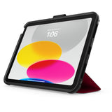جراب OTTERBOX Symmetry Folio لجهاز iPad الجيل العاشر - أحمر ياقوتي سماوي