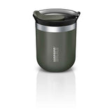 Wacaco Octaroma CLASSICO Vacuum Insulated Mug (180ml) - Double Wall Stainless Steel Coffee Travel Tumbler w/ Leakproof Drinking Lid, Reusable, Washable, BPA-Free, Hot & Cold - Grey