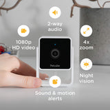 Petcube Cam | AI-Powered Smart HD Pet Camera - White