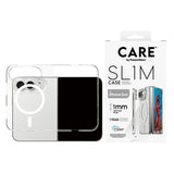 CARE by PanzerGlass iPhone Duo SL1M Case - Transparent / White