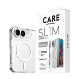 CARE by PanzerGlass iPhone Duo SL1M Case - Transparent / White