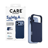 CARE by PanzerGlass iPhone 18 Pro Max SAMBA Case | MagSafe Compatible, Slim Fashion Case, Flexible Impact-Absorbing Sidewalls, Recycled Plastic, Protective Camera Bezel - Blue