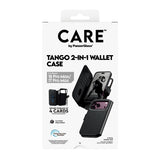 CARE by PanzerGlass iPhone 18 Pro Max TANGO Wallet Case | 2-in-1 Detachable MagSafe Folio Cover Case, Vegan Leather Wallet, 4-Card Storage, Stand Function, Shock Protection - Black