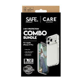 PanzerGlass CARE Fashion 3-in-1 Protection Bundle for iPhone 17 Pro, Screen Protector, Camera Lens Protector, Clear Case, Drop and Scratch Protection, Clear