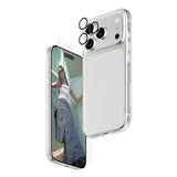 PanzerGlass CARE Fashion 3-in-1 Protection Bundle for iPhone 17 Pro, Screen Protector, Camera Lens Protector, Clear Case, Drop and Scratch Protection, Clear