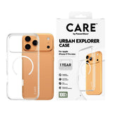 PanzerGlass iPhone 17 Pro Max MagSafe Case Urban Explorer, 15-Ft Drop Protection Cover, Anti-Yellowing, Slim Profile, Raised Camera Bezel, MagSafe Compatible - White MagSafe Ring