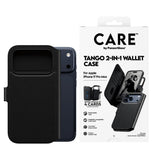 PanzerGlass iPhone 17 Pro Max Tango 2-in-1 Folio, Leather Wallet + Detachable Case w/ MagSafe, 4x Card Slots, Full 360 Drop & Scratch Protection, Magnetic Wireless Charging Easy Install, Black