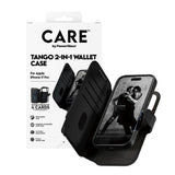 PanzerGlass iPhone 17 Pro Tango 2-in-1 Folio, Leather Wallet + Detachable Case w/ MagSafe, 4x Card Slots, Full 360 Drop & Scratch Protection, Magnetic Wireless Charging Easy Install, Black