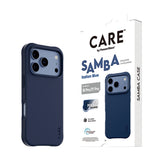 CARE by PanzerGlass iPhone 18 Pro SAMBA Case | MagSafe Compatible, Slim Fashion Case, Flexible Impact-Absorbing Sidewalls, Recycled Plastic, Protective Camera Bezel - Blue