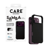 CARE by PanzerGlass iPhone 18 Pro Max SAMBA Case | MagSafe Compatible, Slim Fashion Case, Flexible Impact-Absorbing Sidewalls, Recycled Plastic, Protective Camera Bezel - Black