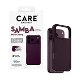 CARE by PanzerGlass iPhone 18 Pro Max SAMBA Case | MagSafe Compatible, Slim Fashion Case, Flexible Impact-Absorbing Sidewalls, Recycled Plastic, Protective Camera Bezel - Burgundy