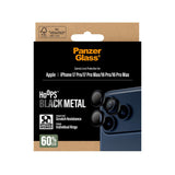 PanzerGlass iPhone 17 Pro Max / 17 Pro / 16 Pro Max / 16 Pro Camera Lens Protector Hoops, Rings w/ High Clarity, Anti-Scratch Anti-Fingerprint, No Image Distortion, Easy Install, Black
