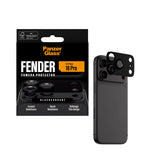 PanzerGlass iPhone 18 Pro FENDER Camera Protector | Full Camera Island Protection, Matte Aluminum Frame, Tempered Glass Lens Guard, Color-Matched, Scratch & Impact Protection, Black