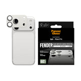 PanzerGlass Fender Camera Protector for iPhone 17 Pro| Lens Camera Protector, Additional Bezel Strength, Non-Fading Color Match Silver, Easy Install - Silver