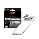 PanzerGlass Fender Camera Protector for iPhone 17 Pro| Lens Camera Protector, Additional Bezel Strength, Non-Fading Color Match Silver, Easy Install - Silver