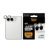 PanzerGlass Hoops Camera Lens Protector for iPhone Duo | Scratch & Shock Resistant Glass, Metal Frame, Easy Applicator, Transparent
