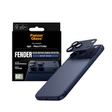 PanzerGlass Fender Camera Protector for iPhone 17 Pro Max| Lens Camera Protector, Additional Bezel Strength, Non-Fading Device Color Match, Easy Install - Deep Blue