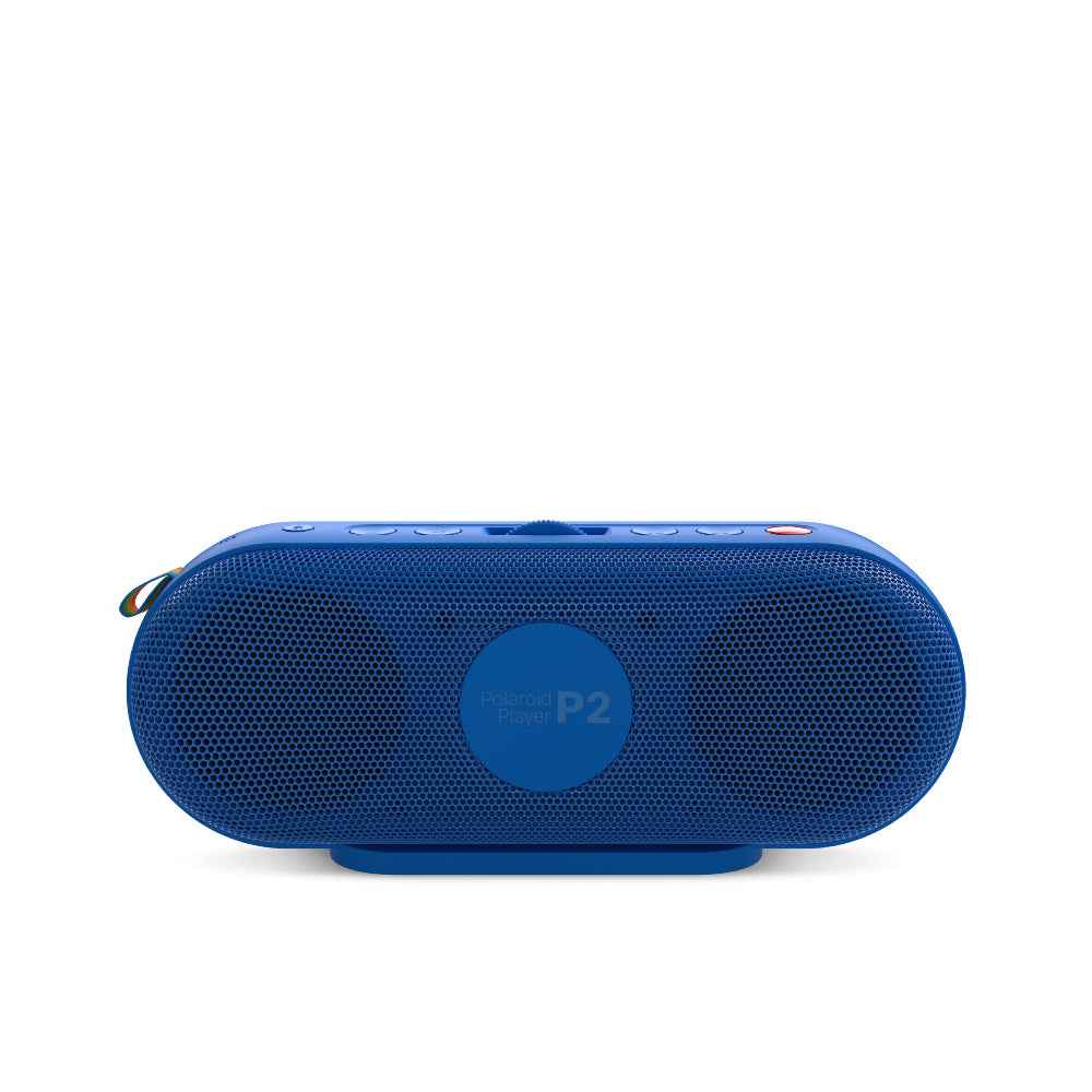 POLAROID P2 Music Player Bluetooth Wireless Portable Speaker - Blue & White (Copy)