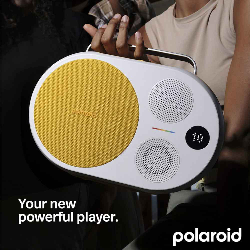POLAROID P4 Music Player Bluetooth Wireless Portable Speaker - Black & White (Copy)