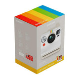 Polaroid Now Generation 3 Starter Set | Iconic Analog Instant Camera with Autofocus 2-Lens System, Double Exposure, Self-Timer, USB-C Charging | Includes Color i-Type Film White