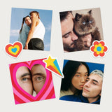 Polaroid Hi-Print Paper Cartridge| 3x3-inch 30pcs Photo Sheets, Studio Quality Square Print, Fast 50-Sec Print from Smartphones, Works with Hi-Print Pocket Photo Printer 3x3