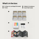 Polaroid Hi-Print Bundle| 3x3-inch Bluetooth Pocket Photo Printer + 60pcs Photo Sheets, Studio Quality Square Print, Fast 50-Sec Print from Smartphones