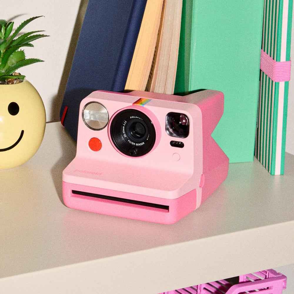Polaroid Now Gen 3 Instant Camera| Two-Lens Autofocus, Self-Timer, Double Exposure, Flash, USB-C, Works w/ i-type and 600 Films, for Gen Z, Millenials, Teens - Pink