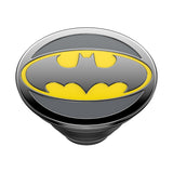 PopSockets PopGrip Licensed| Gel Phone Grip & KickStand, Removable Reusable Washable, Works with Smooth Hard Plastic Case, Easy Remove Top for Wireless Charging - DC Comics Batman