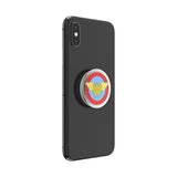 PopSockets PopGrip Licensed| Gel Phone Grip & KickStand, Removable Reusable Washable, Works with Smooth Hard Plastic Case, Easy Remove Top for Wireless Charging - DC Comics Womder Woman