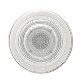 حامل PopSockets MagSafe PopGrip Glitter | حامل ومسند مغناطيسي للهاتف، مغناطيس قوي، لأجهزة iPhone 15/14/13/12 وحافظات MagSafe، يتضمن حلقة محول للهواتف والحافظات غير المتوافقة مع MagSafe - لامع شفاف
