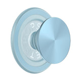 PopSockets MagSafe PopGrip Metallic| Magnetic Phone Grip & Stand, Strong Magnet, for iPhone 15/14/13/12 & MagSafe Cases, Included Adapter Ring for non-MagSafe Phones & Cases - Blue Sigh