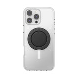 PopSockets MagSafe Kick-Out Grip & Stand| Magnetic Pop-up Phone Grip, Stable Stand, 360° Rotation, for iPhone 17/16/15/14/13/12, Included Adapter Ring for non-MagSafe Phones & Cases - Black