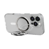 PopSockets MagSafe Kick-Out Grip & Stand| Magnetic Pop-up Phone Grip, Stable Stand, 360° Rotation, for iPhone 17/16/15/14/13/12, Included Adapter Ring for non-MagSafe Phones & Cases - Silver