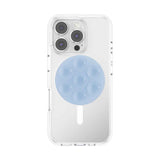 PopSockets MagSafe Suck-Up 3-in-1 Grip Stand Mount| Magnetic Phone Holder, Strong Hold on Mirrors & Flat Surfaces, for iPhone 17/16/15/14/13/12, Adapter Ring for non-MagSafe Phones & Cases - Frost
