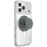 PopSockets MagSafe Kick-Out Grip & Stand, Magnetic Phone Grip & Kickstand for MagSafe-Compatible iPhone Cases, Adjustable Stand, Hands-Free Viewing & Secure Grip, Aluminum Knurl Gunmetal