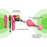 Belkin SOUNDFORM NANO True Wireless Earbuds for KIDS - Bluetooth In-Ear KID FRIENDLY w/ Volume Limiter & Touch Control, 24HRS Battery, for Apple iPhone/iPad, Samsung/Huawei, Tablets & Laptops - Pink