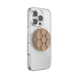 PopSockets MagSafe Suck-Up 3-in-1 Grip Stand Mount| Magnetic Phone Holder, Strong Hold on Mirrors & Flat Surfaces for, iPhone 17/16/15/14/13/12, Adapter Ring for non-MagSafe Phones & Cases - Latte