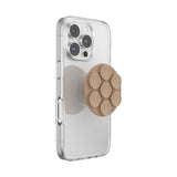 PopSockets MagSafe Suck-Up 3-in-1 Grip Stand Mount| Magnetic Phone Holder, Strong Hold on Mirrors & Flat Surfaces for, iPhone 17/16/15/14/13/12, Adapter Ring for non-MagSafe Phones & Cases - Latte