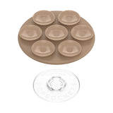 PopSockets MagSafe Suck-Up 3-in-1 Grip Stand Mount| Magnetic Phone Holder, Strong Hold on Mirrors & Flat Surfaces for, iPhone 17/16/15/14/13/12, Adapter Ring for non-MagSafe Phones & Cases - Latte