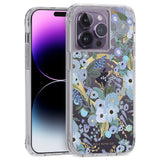 RIFLE PAPER CO. iPhone 14 Pro - Garden Party Blue with Magsafe - Clear