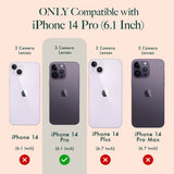 RIFLE PAPER CO. iPhone 14 Pro - Garden Party Blue with Magsafe - Clear