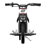 Razor Motorbike Dirt Rocket MX125 - Electric Dirt Bike, 100W High Torque, 13Km/Hr Speed, 12" Tires, Great for Smooth & Off Road, Rechargeable, Battery Operated, For 8+ Age - Black